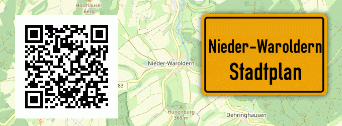 Stadtplan Nieder-Waroldern