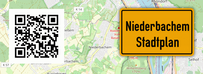 Stadtplan Niederbachem