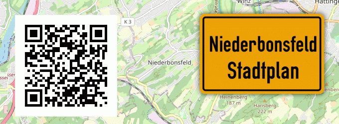 Stadtplan Niederbonsfeld