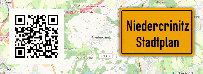 Stadtplan Niedercrinitz