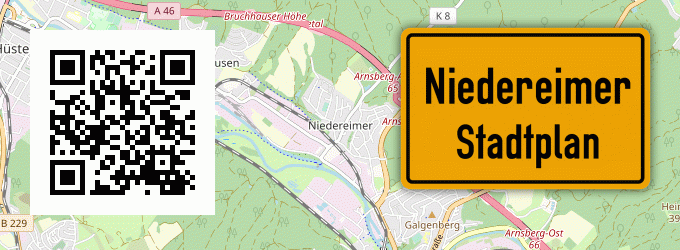 Stadtplan Niedereimer