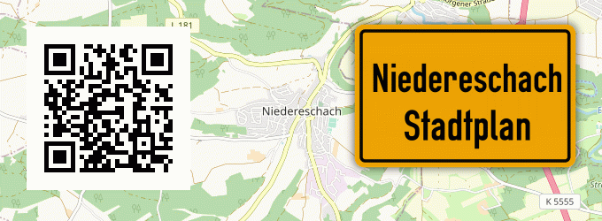 Stadtplan Niedereschach