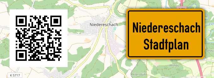 Stadtplan Niedereschach