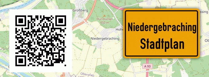 Stadtplan Niedergebraching