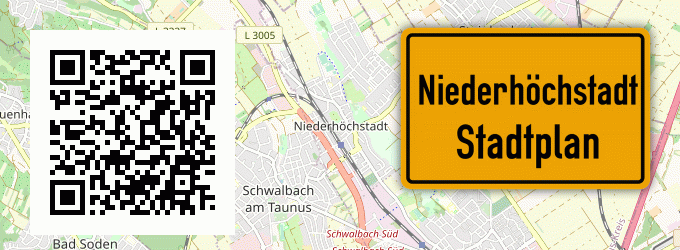 Stadtplan Niederhöchstadt, Taunus