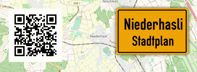Stadtplan Niederhasli