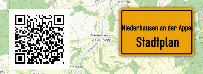 Stadtplan Niederhausen an der Appel