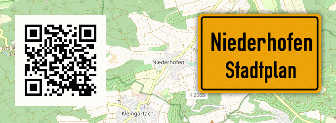 Stadtplan Niederhofen, Westerwald