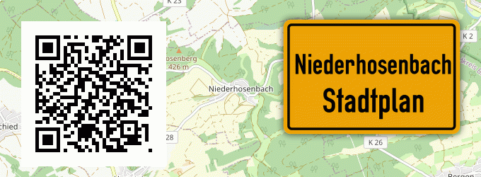 Stadtplan Niederhosenbach