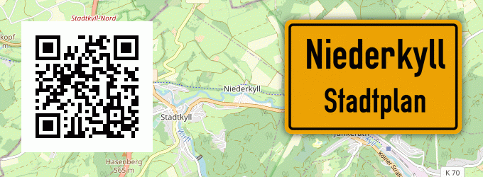 Stadtplan Niederkyll