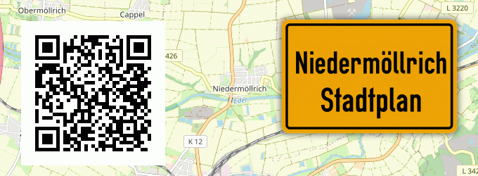 Stadtplan Niedermöllrich