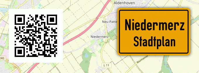 Stadtplan Niedermerz