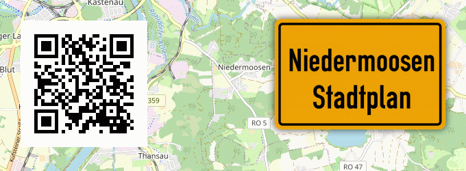 Stadtplan Niedermoosen