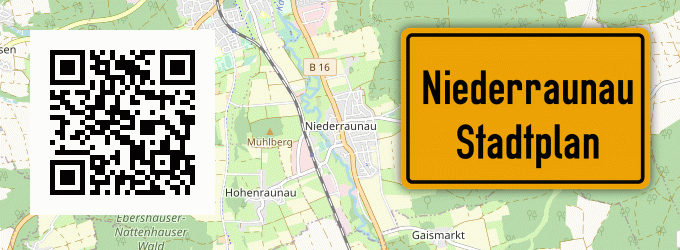 Stadtplan Niederraunau