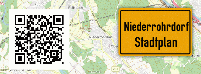 Stadtplan Niederrohrdorf