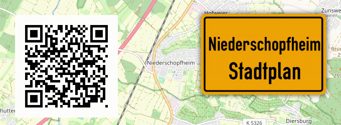 Stadtplan Niederschopfheim