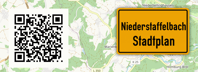 Stadtplan Niederstaffelbach