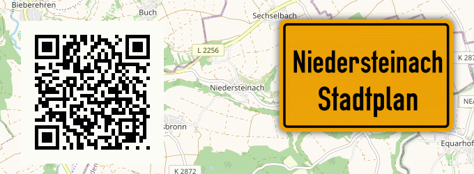 Stadtplan Niedersteinach