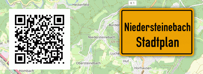 Stadtplan Niedersteinebach