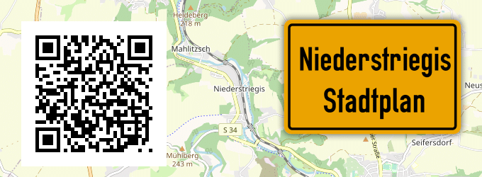 Stadtplan Niederstriegis
