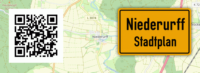 Stadtplan Niederurff