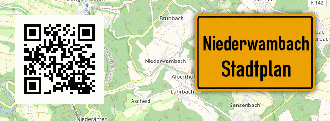 Stadtplan Niederwambach