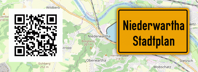 Stadtplan Niederwartha