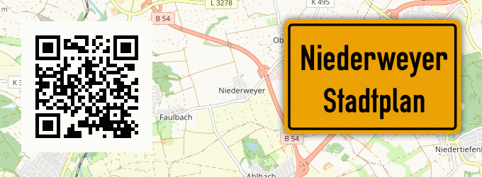 Stadtplan Niederweyer