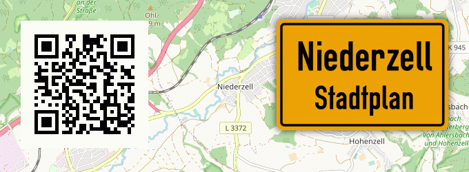 Stadtplan Niederzell