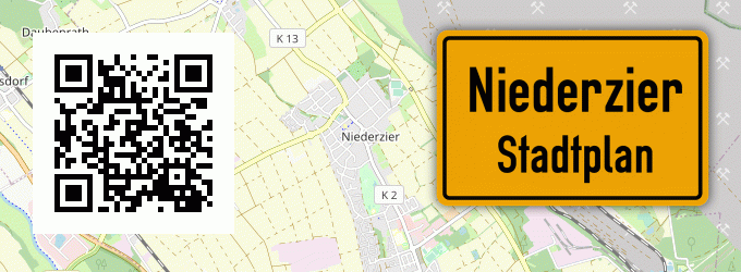 Stadtplan Niederzier