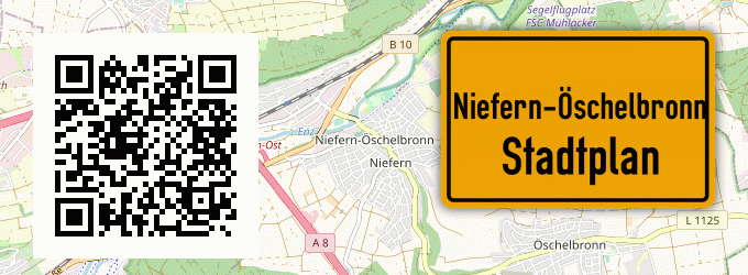 Stadtplan Niefern-Öschelbronn