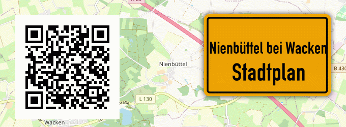 Stadtplan Nienbüttel bei Wacken