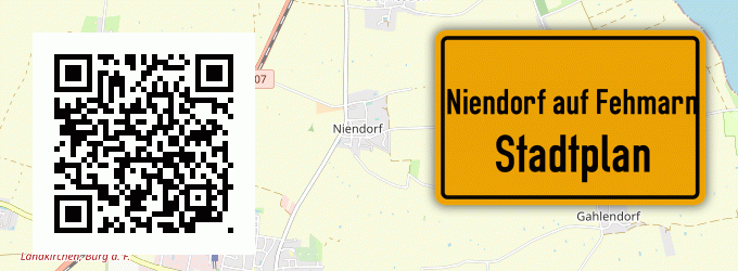 Stadtplan Niendorf auf Fehmarn