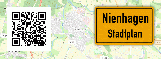 Stadtplan Nienhagen, Kreis Fallingbostel