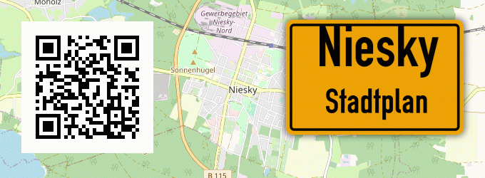 Stadtplan Niesky