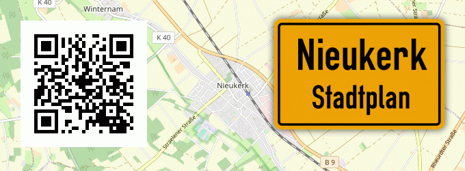 Stadtplan Nieukerk