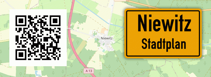 Stadtplan Niewitz