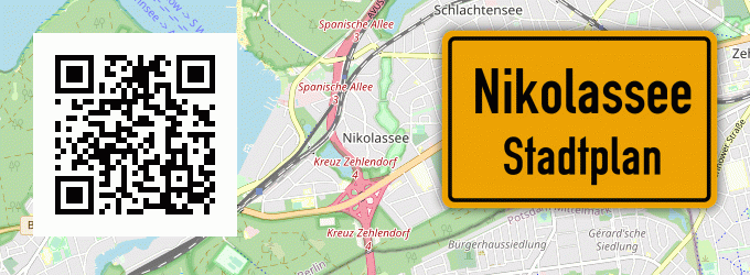 Stadtplan Nikolassee