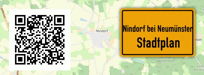 Stadtplan Nindorf bei Neumünster