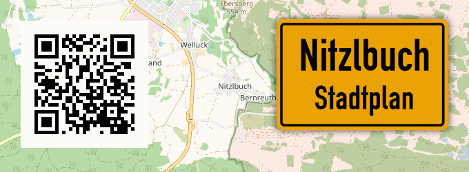 Stadtplan Nitzlbuch, Oberpfalz