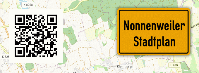 Stadtplan Nonnenweiler