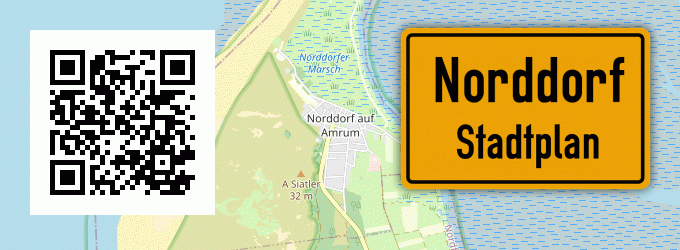 Stadtplan Norddorf, Amrum