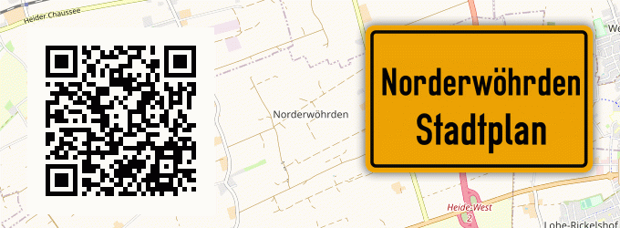 Stadtplan Norderwöhrden