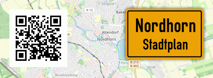 Stadtplan Nordhorn