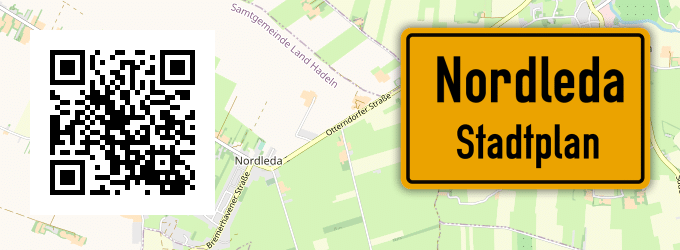 Stadtplan Nordleda