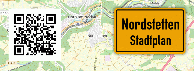 Stadtplan Nordstetten