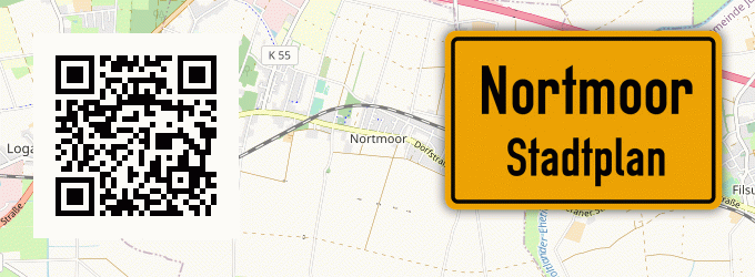 Stadtplan Nortmoor