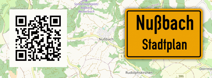 Stadtplan Nußbach, Pfalz