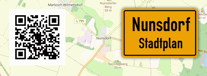 Stadtplan Nunsdorf