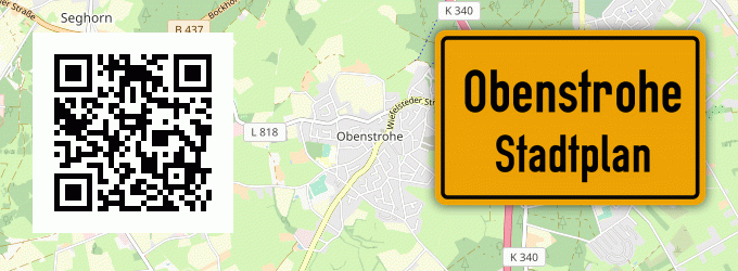 Stadtplan Obenstrohe